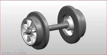 NPE NZ 33251 - Doppelspeiche grau 10mm