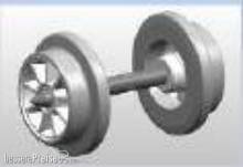 NPE NZ 33261 - Einfachspeiche grau 10mm