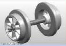 NPE NZ 33263 - Einfachspeiche grau 11mm