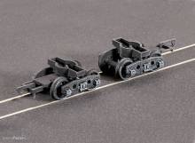 Peco PA126 - PR.GWR Plate Wagon Bogies, (S