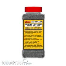Proses PBAL-O-03 - 1.4 KG (3.0 lbs) echter Kalkstein-Schotter 0 (Dunkelgrau)