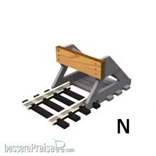 Proses PBF-N-01 - Prellbock Baugr. N mit Puffer aus Holz ( 2er Packung )
