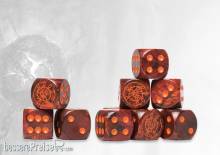 Para Bellum PBW6571 - Dweghom Logo on Dark Grey Marbled Dice - 24 per pack