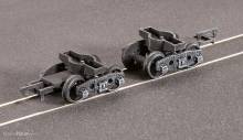 Peco PC126 - Pr. GWR Plate Wagon Bogies, (