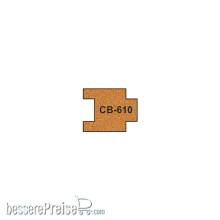 Proses PCB-610 - 10 x vorgefertigtes Korkgleisbett für kurzes gerades Gleis R610