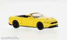 PCX PCX870566 - PCX87, Ford Mustang VI Cabriolet, gelb, 2020, 1:87