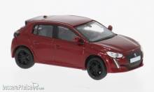 PCX87 PCX870594 - PCX87, Peugeot 208 II, dunkelrot, 2019, 1:87