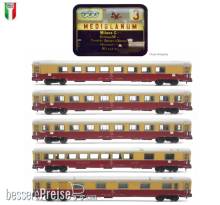 Pirata PI6190 - 5er Set GC Personenwagen FS / TEE, Ep.IV, Mediolanum