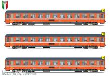 Pirata PI6194 - 3er Set C1 Personenwagen FS, Ep.IV, Kleinserie