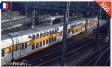 Pirata PI6351 - 2er Set Doppelstockwagen VB2N SNCF, Ep.IV