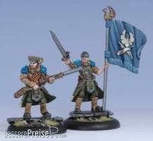 Warmachine PIP31045 - Cygnar Long Gunner Unit Attachment (2) Blister