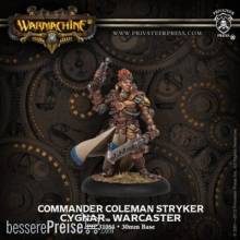 Warmachine PIP31084 - Cygnar Warcaster Comm. Coleman Stryker Resculpt