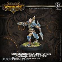 Warmachine PIP31113 - Cygnar Warcaster Commander Dalin Sturgis