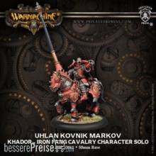 Warmachine PIP33061 - Khador Kovnik Markov Cavalry Character Solo Blister