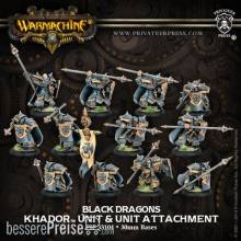 Warmachine PIP33104 - Khador Iron Fang Pikemen/Black Dragons Khador Unit (plastic)