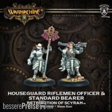 Warmachine PIP35030 - Retribution Houseguard Rifleman Officer & Standard (2)