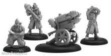 Warmachine PIP37020 - Dragons Breath - Golden Crucible Rocket Weapon Crew Unit (metal/resin)