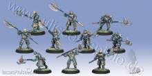 Warmachine PIP41108 - Mercenary Steelhead Halberdiers Unit (10) Box