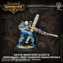 Warmachine PIP41132 - Mercenary Character Solo Savio Montero Acosta