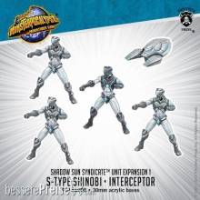 Privateer Press PIP51008 - Monsterpocalypse - S-Type Shinobi & Interceptor: Shadow Sun Syndicate Unit (metal/resin)