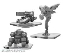 Privateer Press PIP51145 - U-Tank, WW-82, and Scorcher - Monsterpocalypse Destroyers Alternate Elite Units (metal)