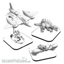 Privateer Press Übersee PIP51183 - Raptix, Steel Shell Crab, Strike Fighter - Monsterpocalypse Elite Protectors Units (metal)