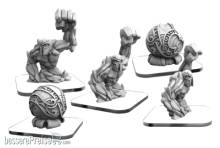 Privateer Press Übersee PIP51196 - Earth Kami and Water Avatar - Monsterpocalypse Elemental Champions Units (resin)
