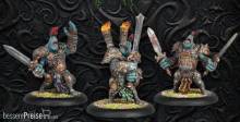 Hordes PIP71063 - Trollblood Sons of Bragg Fell Caller (3) Unit Blister