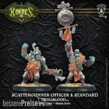 Hordes PIP71064 - Trollblood Trollkin Scattergunner Officer & Standard UA (2)