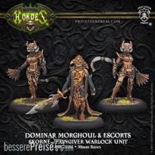 Hordes PIP74104 - Skorne Warlock Unit Dominar Morghoul & Escorts
