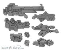 Privateer Press PIP82016 - Strike Raptor A Weapon Pack - Warcaster Marcher Worlds Pack (metal)