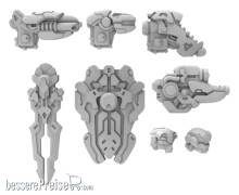 Privateer Press PIP83014 - Morningstar A Weapon Pack - Warcaster Iron Star Alliance Pack (metal)