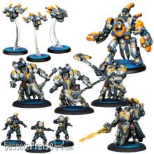 Privateer Press Übersee PIP83028 - Regulators - Warcaster Iron Star Alliance Cadre (metal/resin)