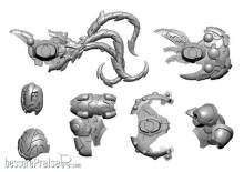 Privateer Press Übersee PIP87010 - Daemon B Weapon Pack - Warcaster Empyrean Pack (metal)