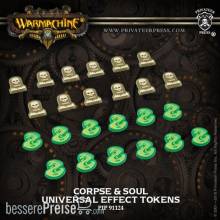 Warmachine PIP91124 - WARMACHINE Universal Corpse & Soul Tokens