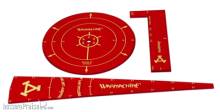 Warmachine PIP91132 - WARMACHINE Khador Template Set (acrylic)