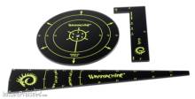 Warmachine PIP91133 - WARMACHINE Cryx Template Set (acrylic)