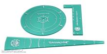 Warmachine PIP91135 - WARMACHINE Convergence Template Set (acrylic)