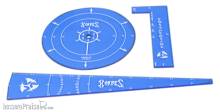 Hordes PIP91137 - HORDES Trollbloods Template Set (acrylic)
