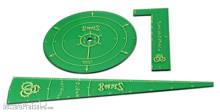 Hordes PIP91138 - HORDES Circle Template Set (acrylic)