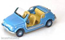 Pirata PIZK001 - Fiat 500 Spiaggina Cabrio hellblau, Kleinserie
