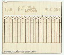 Model Scene PL4-001 - Umzäunung aus Brettern - Schmuckränder