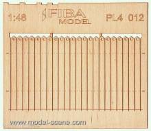 Model Scene PL4-012 - Umzäunung aus Brettern - Schmuckränder