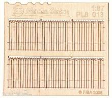 Model Scene PL8-013 - Umzäunung aus Brettern - Schmuckränder