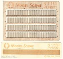Model Scene PLN-001 - Lattenzaun - stärkere Latten
