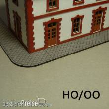 Proses PLS-017 - Fußgängerwegteile H0/00, Diamantenplattenmuster