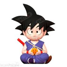 Plastoy PLT80273 - Dragon Ball Spardose Kid Goku Blau 17 cm