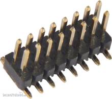 Zimo PLUX16 - 16-pol SMD Stiftleiste (wie er auch auf PluX-Decodern als Stecker montiert ist)