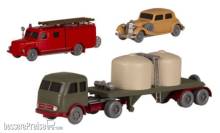 Brekina PMS_241263 - Set Wiking-Verkehrs-Modelle 87, Magirus LF 16 Feuerwehr, MB 260 D und MB LPS 333 Chemikaliensattelzug