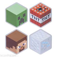 Paladone Products PP13600MCF - Minecraft Untersetzer 4er-Pack